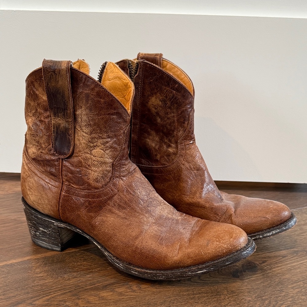 Old Gringo Brown Ankle Boots